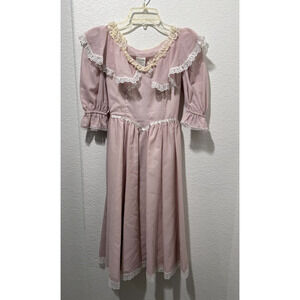 Vtg Gunne Sax Jessica McClintock Romantic Renaissance Bridesmaid Dress Sz 3